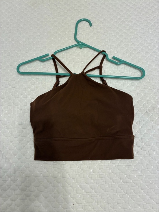 Buffbunny Collection Other - BuffBunny Brown Strappy Sports Bra with Decorative Back Detail